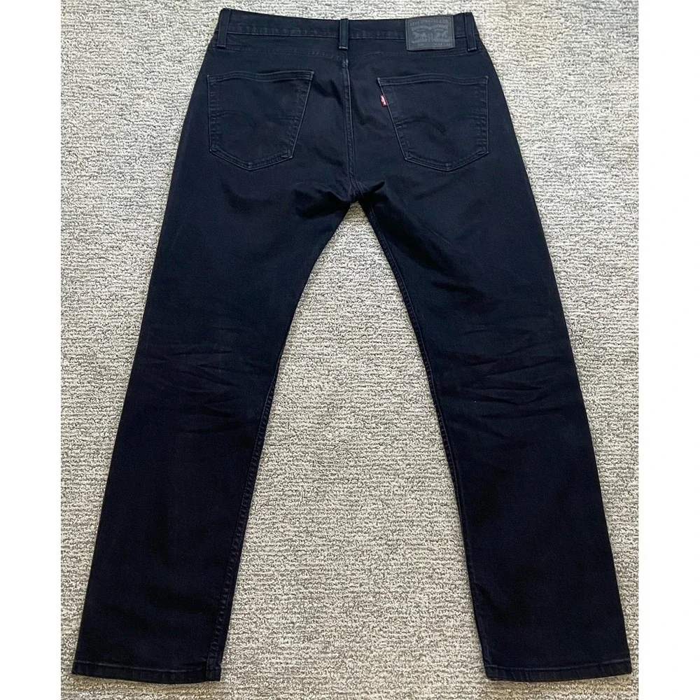 Levi's 505 Black‎ 33*x32 Regular Fit EUC Zip Closure Denim
